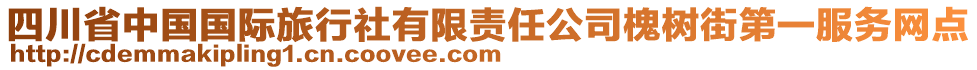 四川省中國國際旅行社有限責任公司槐樹街第一服務網(wǎng)點