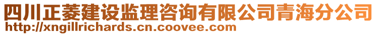 四川正菱建设监理咨询有限公司青海分公司