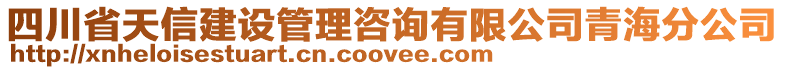 四川省天信建設管理咨詢有限公司青海分公司
