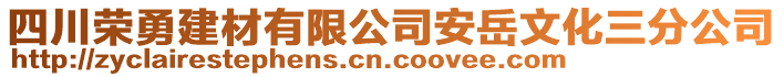 四川榮勇建材有限公司安岳文化三分公司