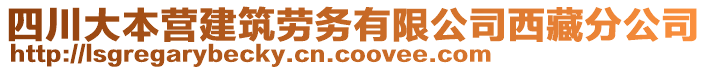 四川大本營(yíng)建筑勞務(wù)有限公司西藏分公司