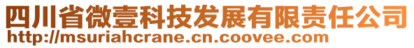 四川省微壹科技發(fā)展有限責(zé)任公司