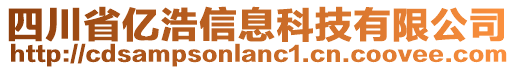 四川省億浩信息科技有限公司