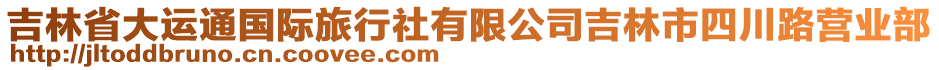 吉林省大運通國際旅行社有限公司吉林市四川路營業(yè)部