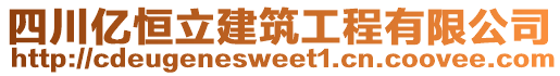 四川億恒立建筑工程有限公司