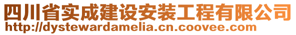 四川省實成建設安裝工程有限公司
