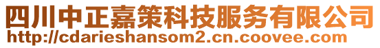 四川中正嘉策科技服務(wù)有限公司