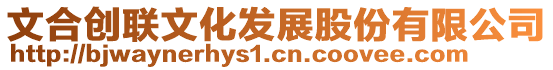 文合創(chuàng)聯(lián)文化發(fā)展股份有限公司