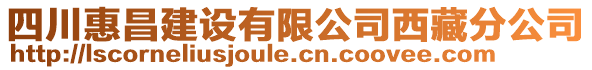 四川惠昌建設(shè)有限公司西藏分公司