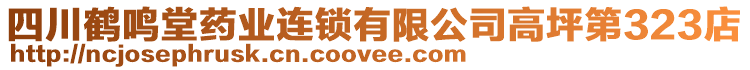 四川鶴鳴堂藥業(yè)連鎖有限公司高坪第323店