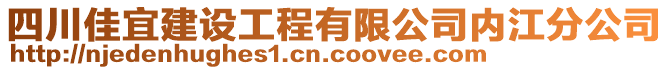 四川佳宜建设工程有限公司内江分公司