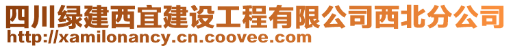 四川綠建西宜建設(shè)工程有限公司西北分公司