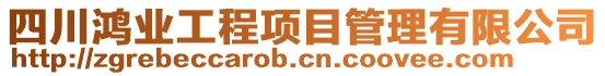 四川鴻業(yè)工程項目管理有限公司