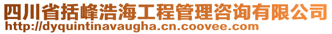 四川省括峰浩海工程管理咨詢(xún)有限公司