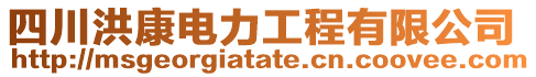 四川洪康電力工程有限公司