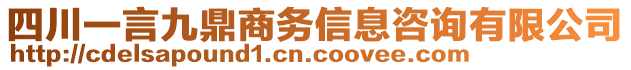 四川一言九鼎商務(wù)信息咨詢有限公司