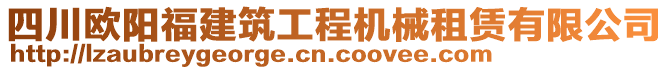 四川歐陽福建筑工程機(jī)械租賃有限公司