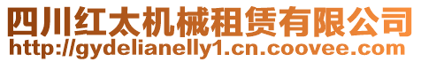 四川紅太機械租賃有限公司
