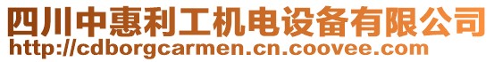 四川中惠利工機電設(shè)備有限公司