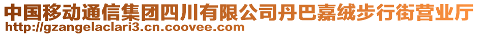 中國移動(dòng)通信集團(tuán)四川有限公司丹巴嘉絨步行街營業(yè)廳