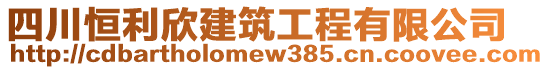 四川恒利欣建筑工程有限公司