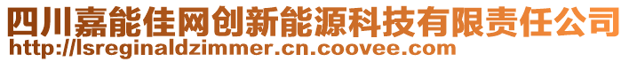 四川嘉能佳網(wǎng)創(chuàng)新能源科技有限責任公司