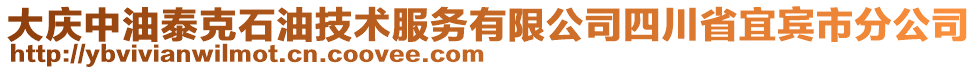 大慶中油泰克石油技術(shù)服務(wù)有限公司四川省宜賓市分公司