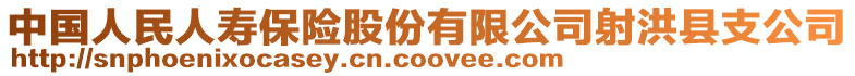 中國人民人壽保險股份有限公司射洪縣支公司