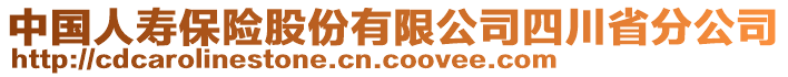 中國人壽保險(xiǎn)股份有限公司四川省分公司