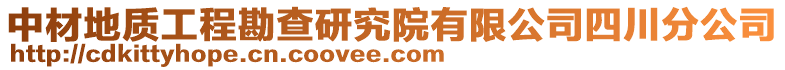 中材地質(zhì)工程勘查研究院有限公司四川分公司