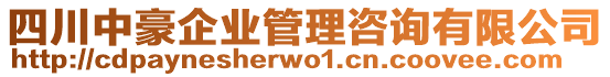 四川中豪企業(yè)管理咨詢有限公司