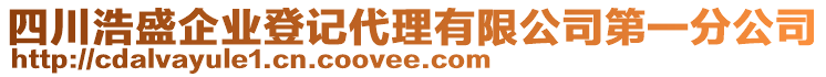 四川浩盛企業(yè)登記代理有限公司第一分公司