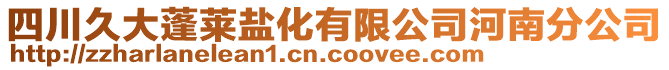 四川久大蓬萊鹽化有限公司河南分公司