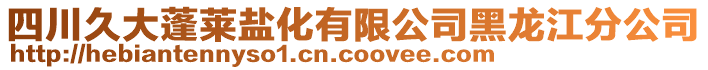 四川久大蓬萊鹽化有限公司黑龍江分公司