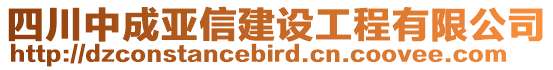 四川中成亞信建設(shè)工程有限公司