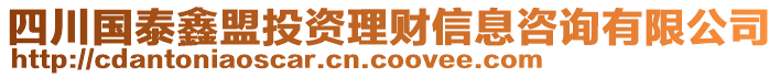 四川國泰鑫盟投資理財信息咨詢有限公司