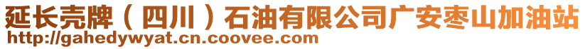 延長殼牌（四川）石油有限公司廣安棗山加油站