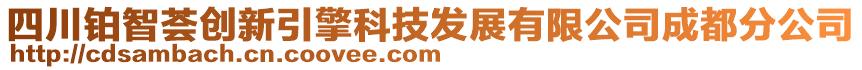 四川鉑智薈創(chuàng)新引擎科技發(fā)展有限公司成都分公司