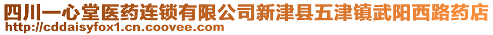 四川一心堂醫(yī)藥連鎖有限公司新津縣五津鎮(zhèn)武陽西路藥店