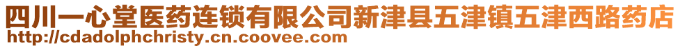 四川一心堂醫(yī)藥連鎖有限公司新津縣五津鎮(zhèn)五津西路藥店