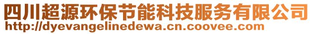 四川超源環(huán)保節(jié)能科技服務(wù)有限公司