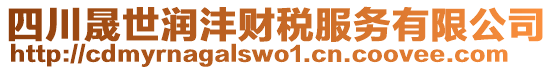 四川晟世潤灃財(cái)稅服務(wù)有限公司