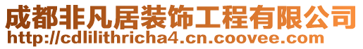 成都非凡居裝飾工程有限公司