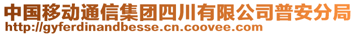 中國(guó)移動(dòng)通信集團(tuán)四川有限公司普安分局