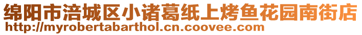 綿陽(yáng)市涪城區(qū)小諸葛紙上烤魚花園南街店