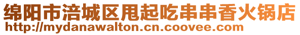 綿陽市涪城區甩起吃串串香火鍋店