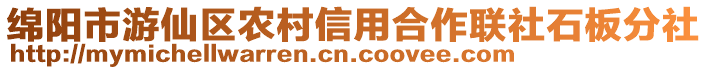 綿陽市游仙區(qū)農(nóng)村信用合作聯(lián)社石板分社