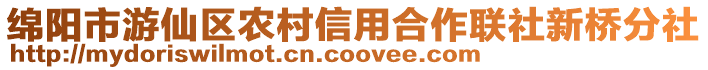 綿陽市游仙區農村信用合作聯社新橋分社