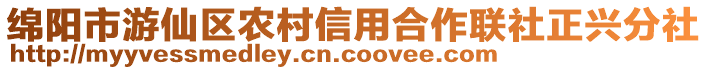 綿陽市游仙區農村信用合作聯社正興分社