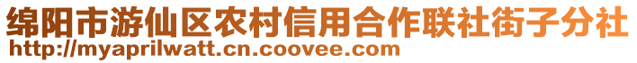 綿陽市游仙區農村信用合作聯社街子分社